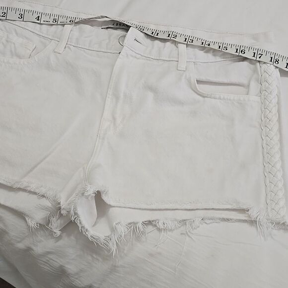 JBrand White Denim Cutoff Shorts 30 - Picture 5 of 8